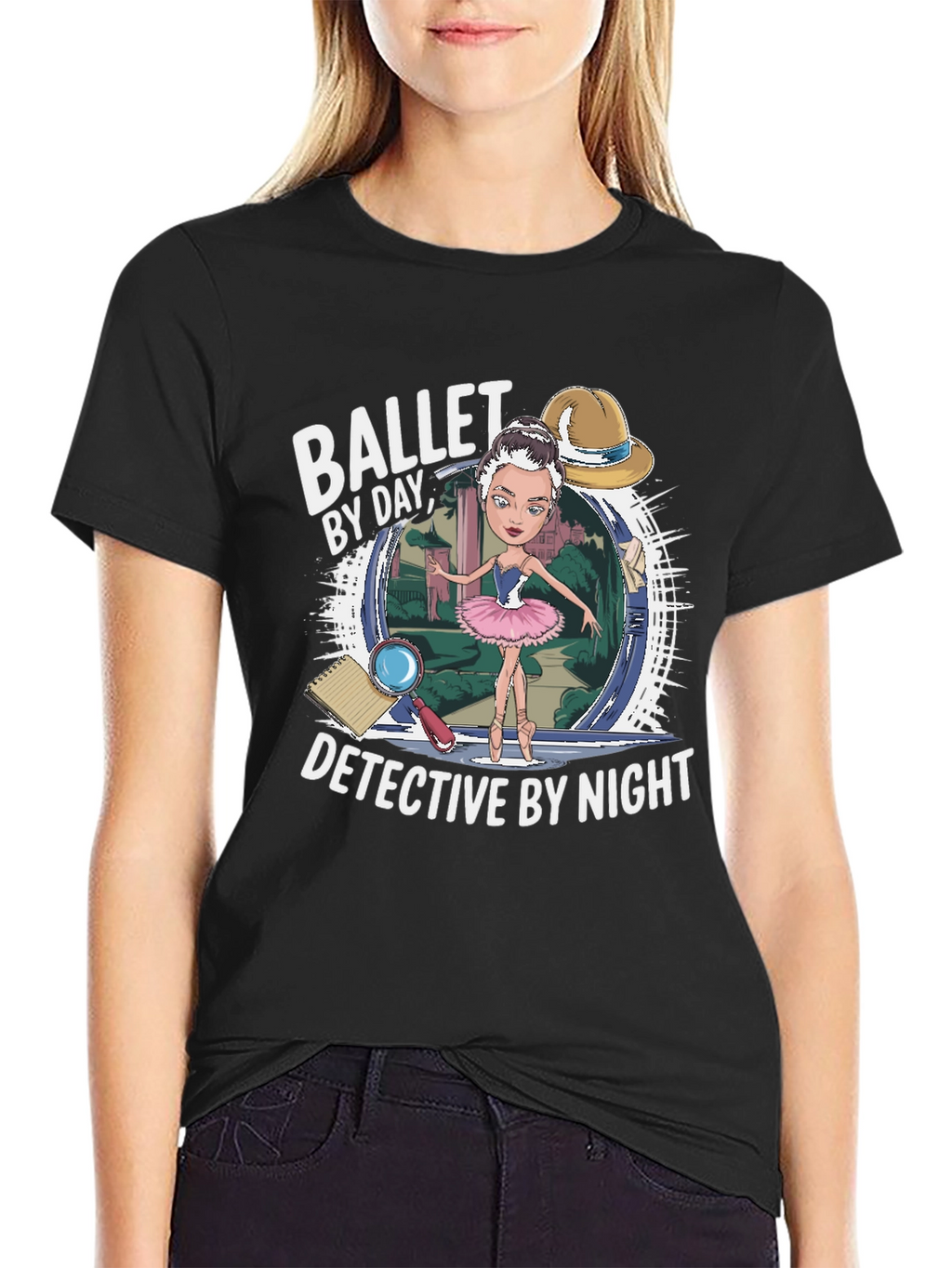 Ballet by Day Detective by Night T-Shirt