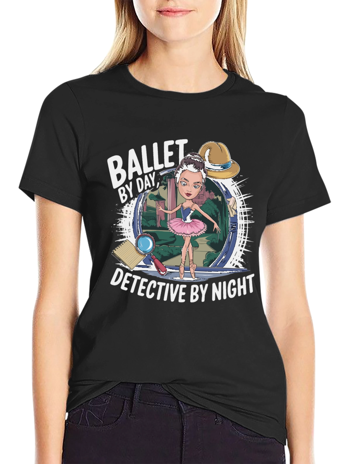 Ballet by Day Detective by Night T-Shirt