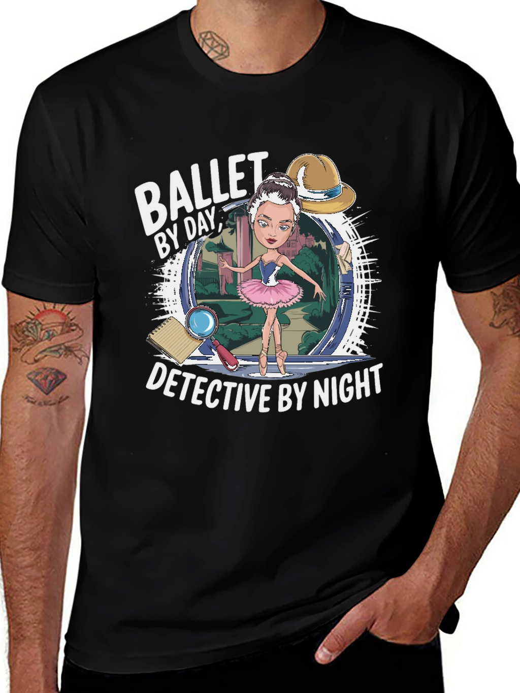 Ballet by Day Detective by Night T-Shirt