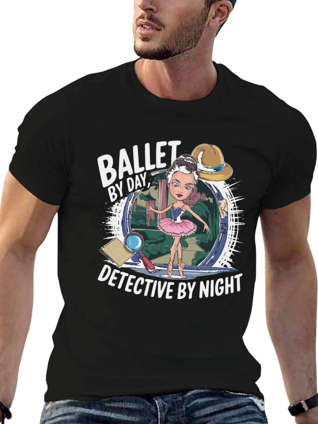 Ballet by Day Detective by Night T-Shirt