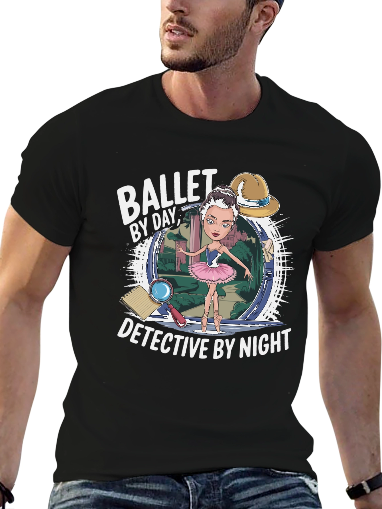 Ballet by Day Detective by Night T-Shirt