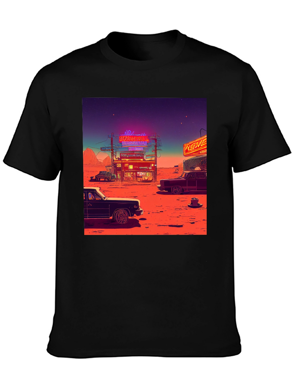Retro Desert Neon T-Shirt