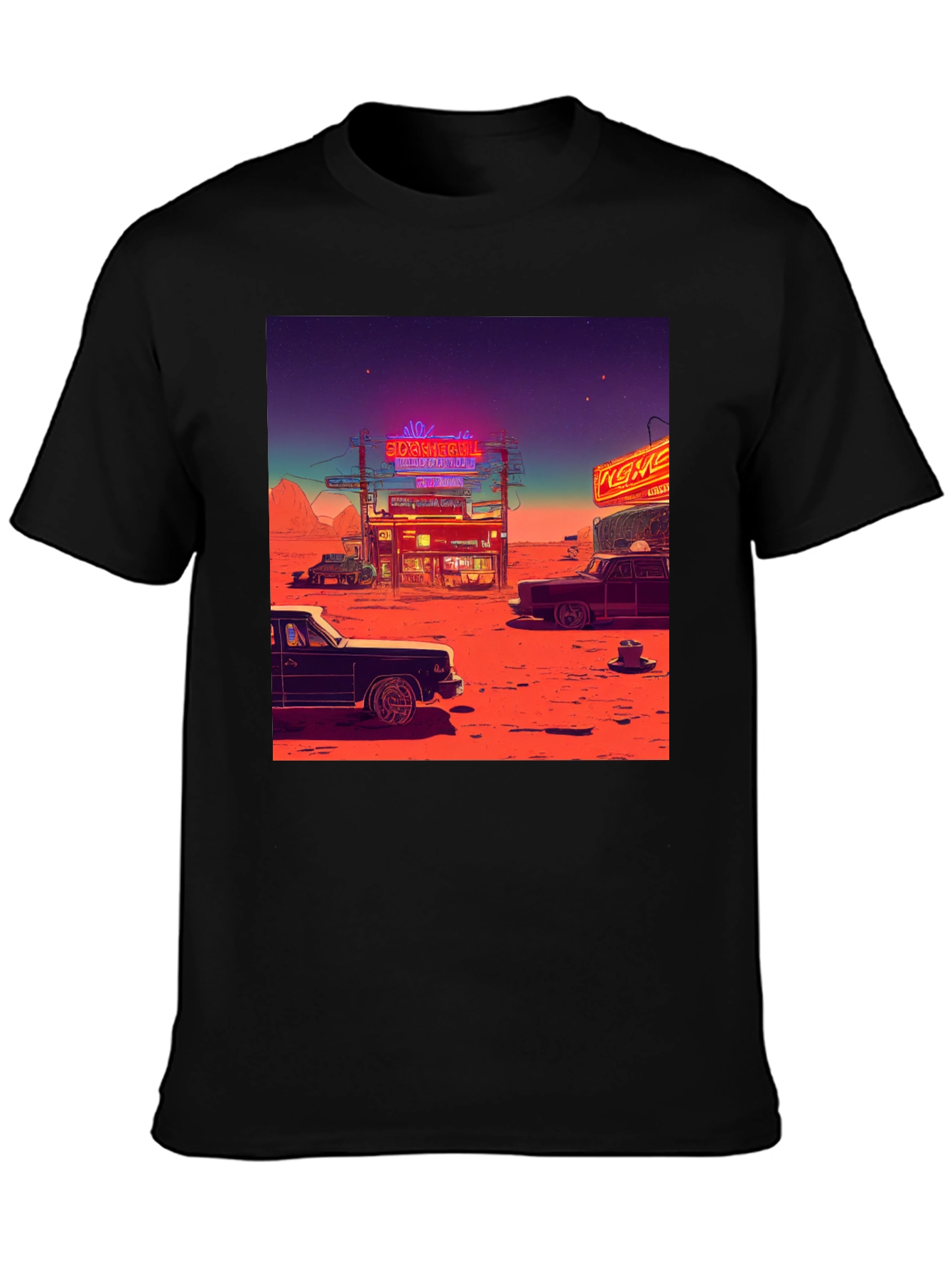 Retro Desert Neon T-Shirt