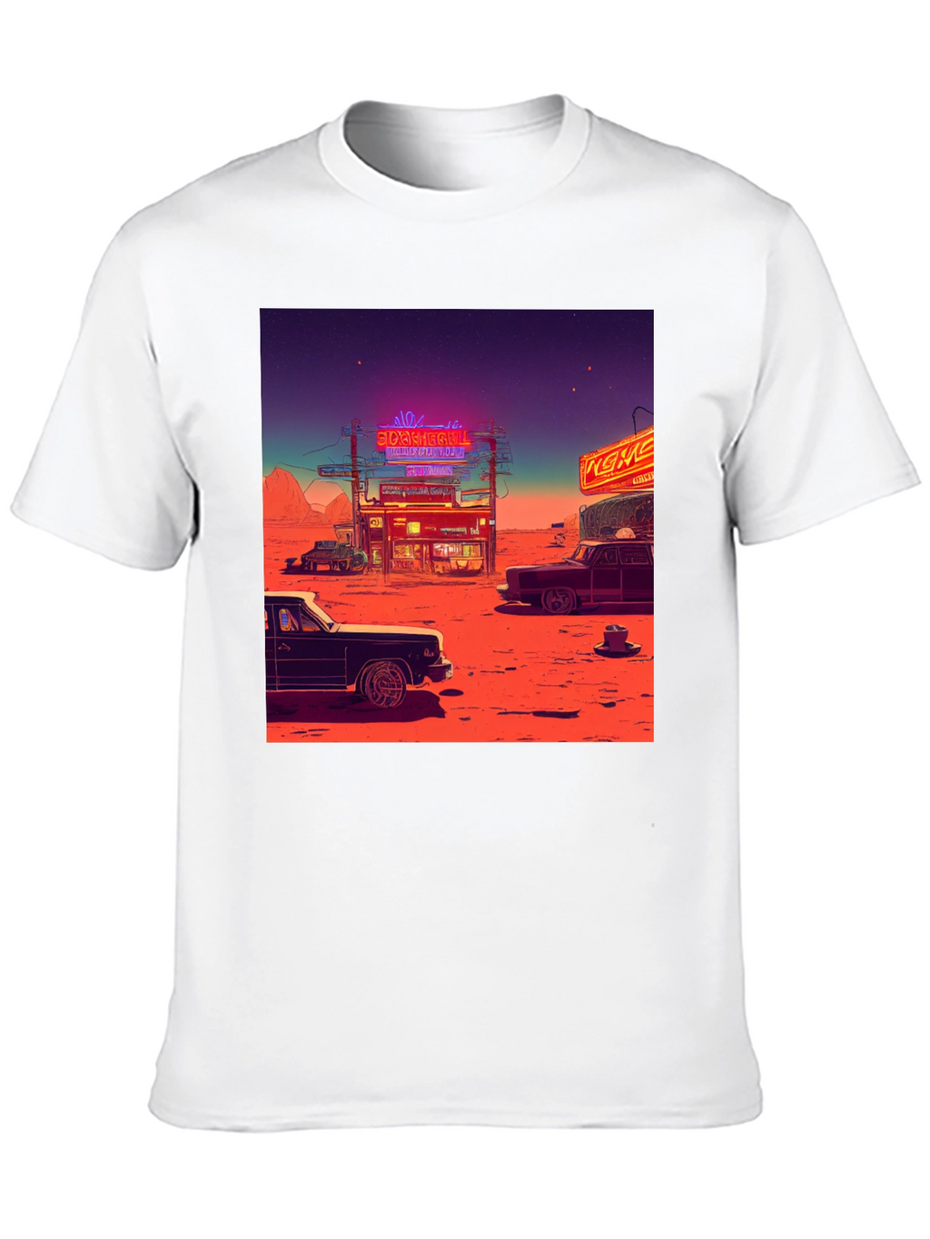 Retro Desert Neon T-Shirt