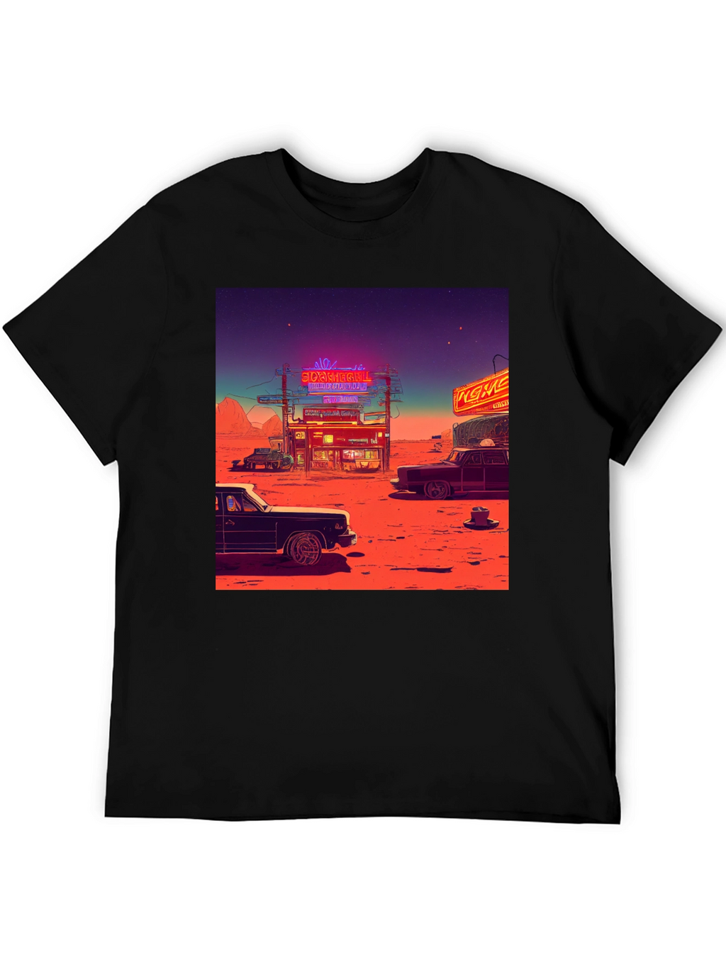Retro Desert Neon T-Shirt