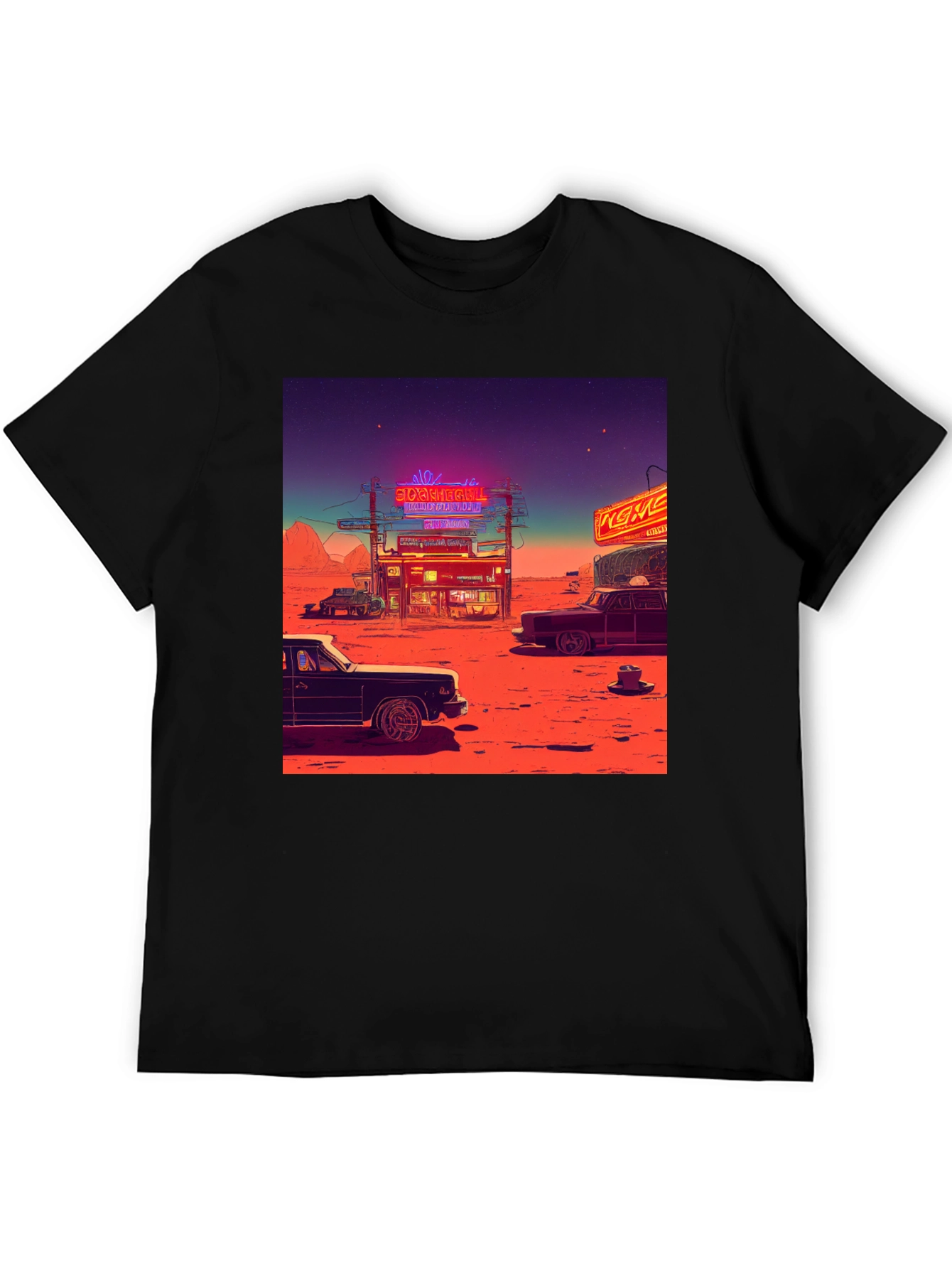 Retro Desert Neon T-Shirt