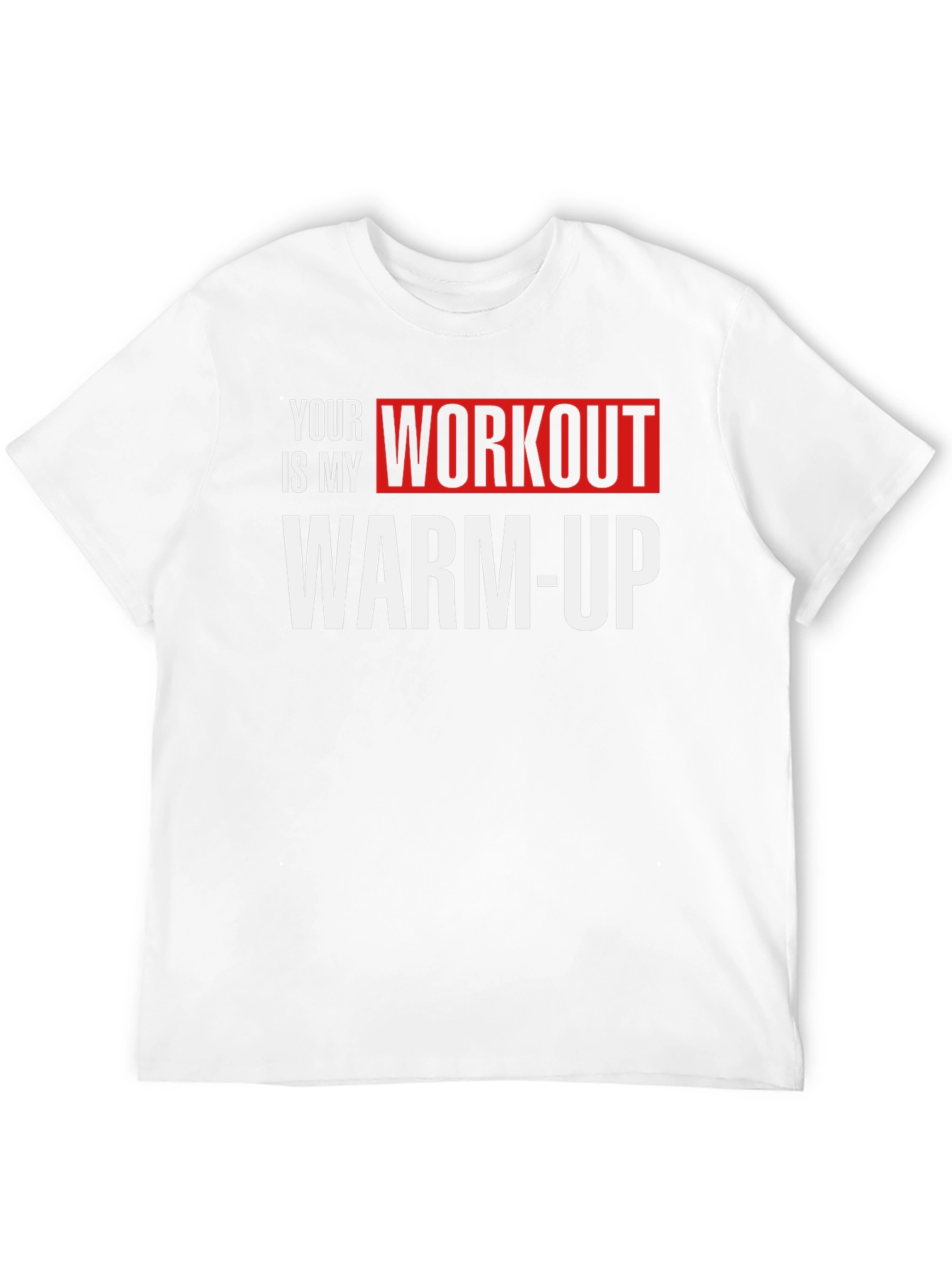 Workout Warm-Up Graphic Tee