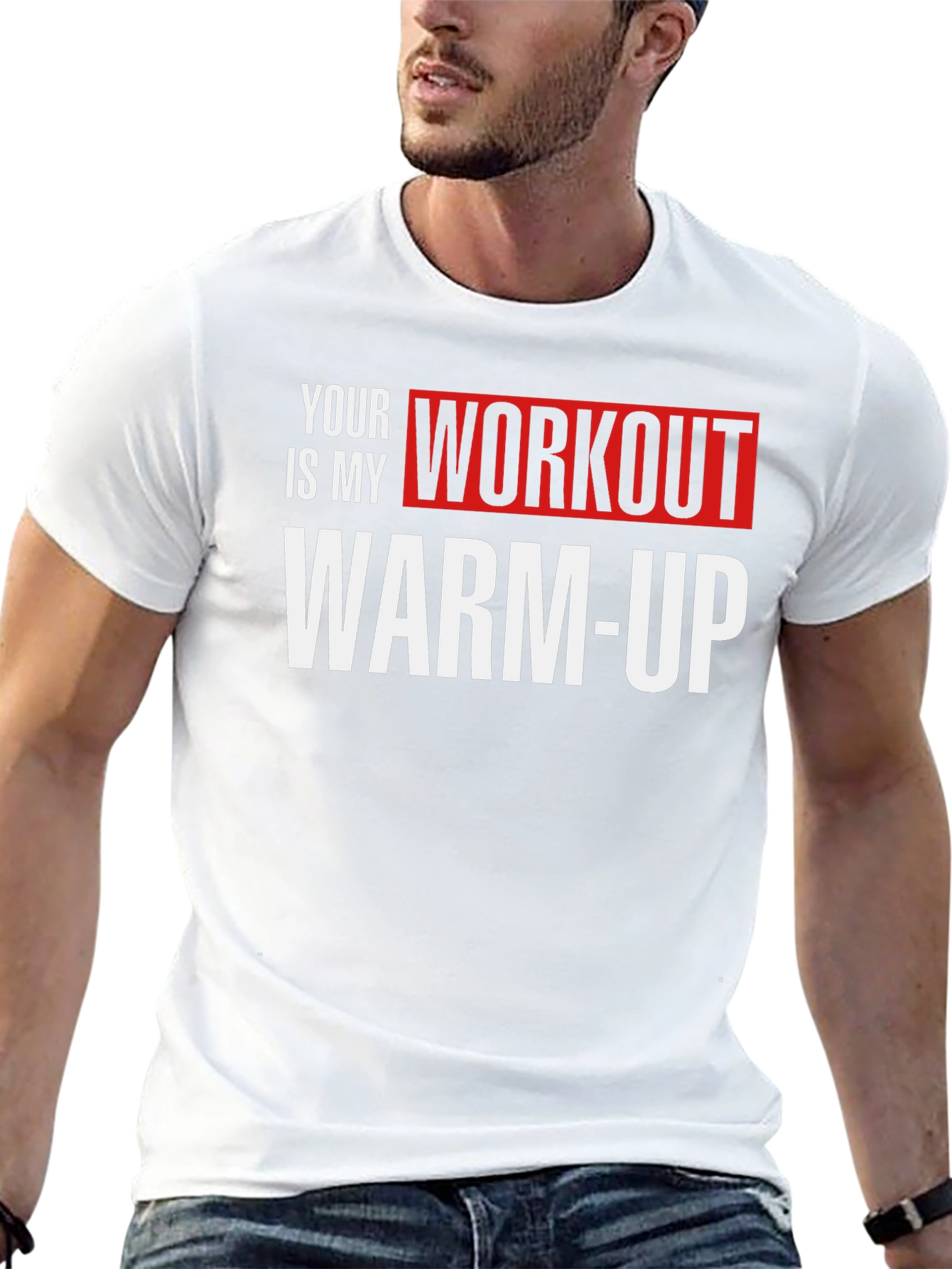 Workout Warm-Up Graphic Tee