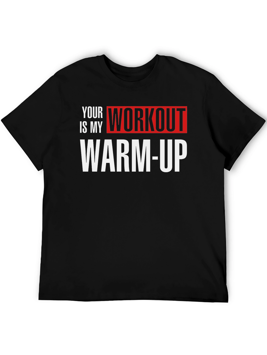 Workout Warm-Up Graphic Tee