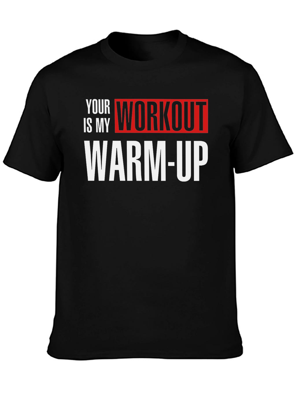 Workout Warm-Up Graphic Tee