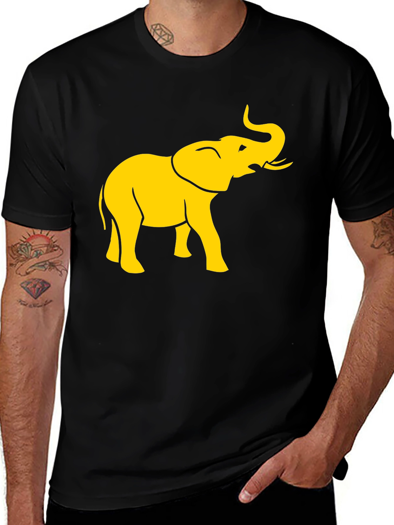 Elephant Graphic Tee - Bold Design