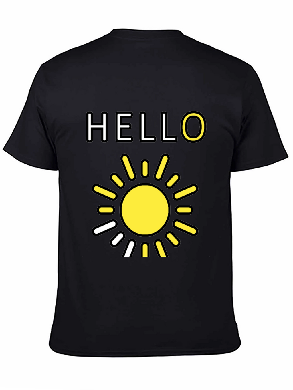 Hello Sunshine Graphic Tee - Black
