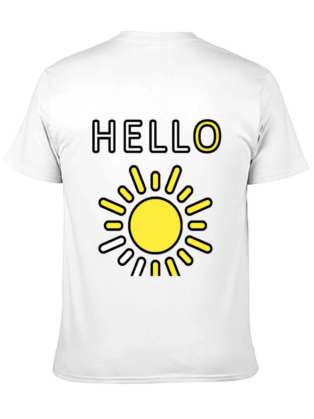 Hello Sunshine Graphic Tee - Black