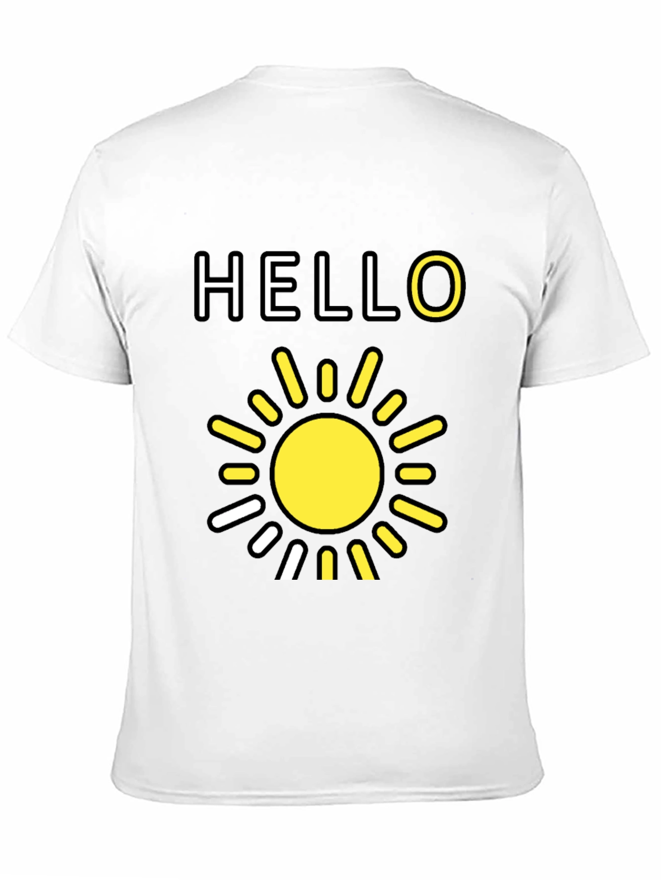 Hello Sunshine Graphic Tee - Black
