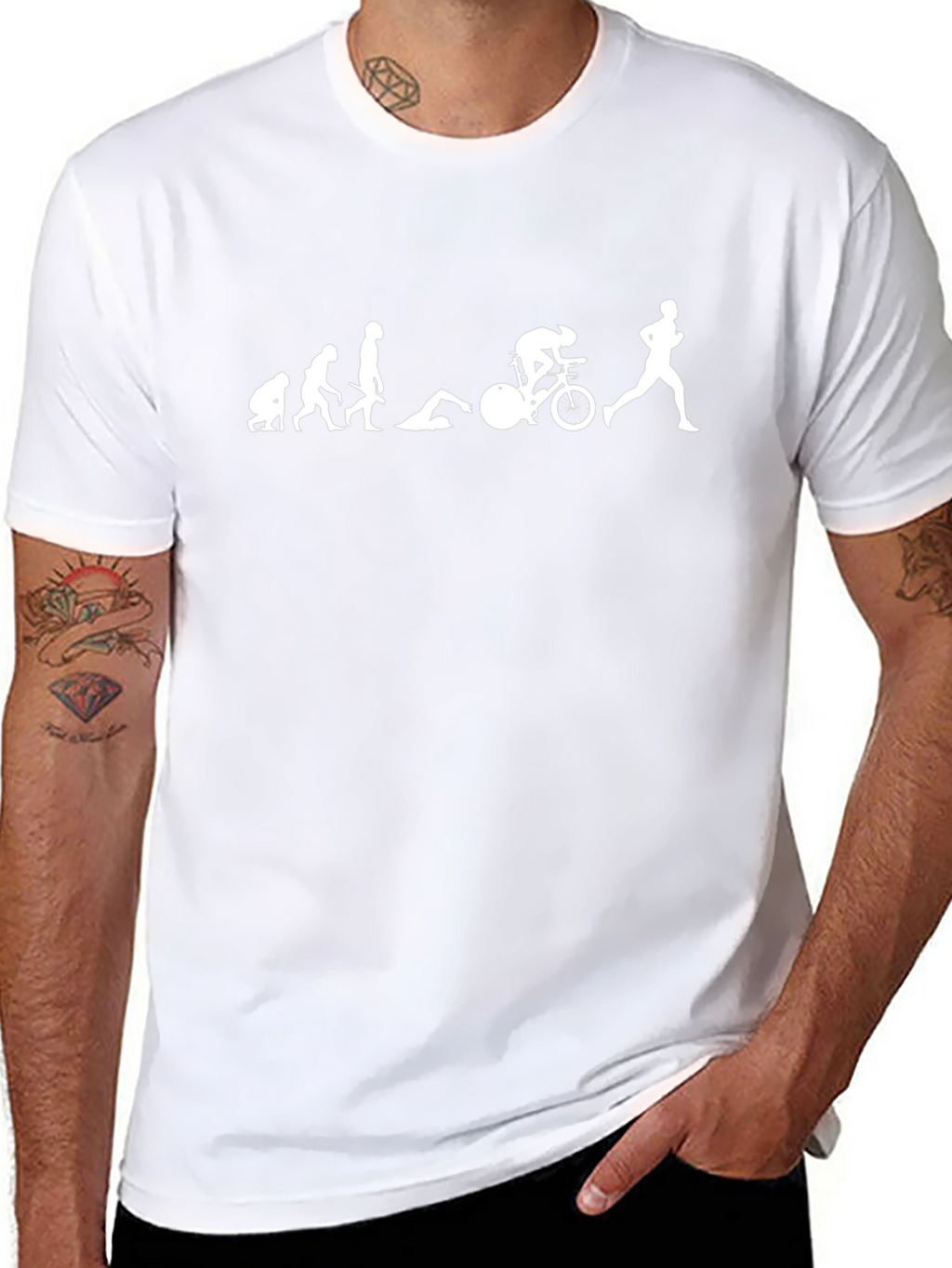 Triathlon Evolution Black T-Shirt
