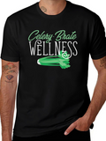 Celery-Brate Wellness Black T-Shirt