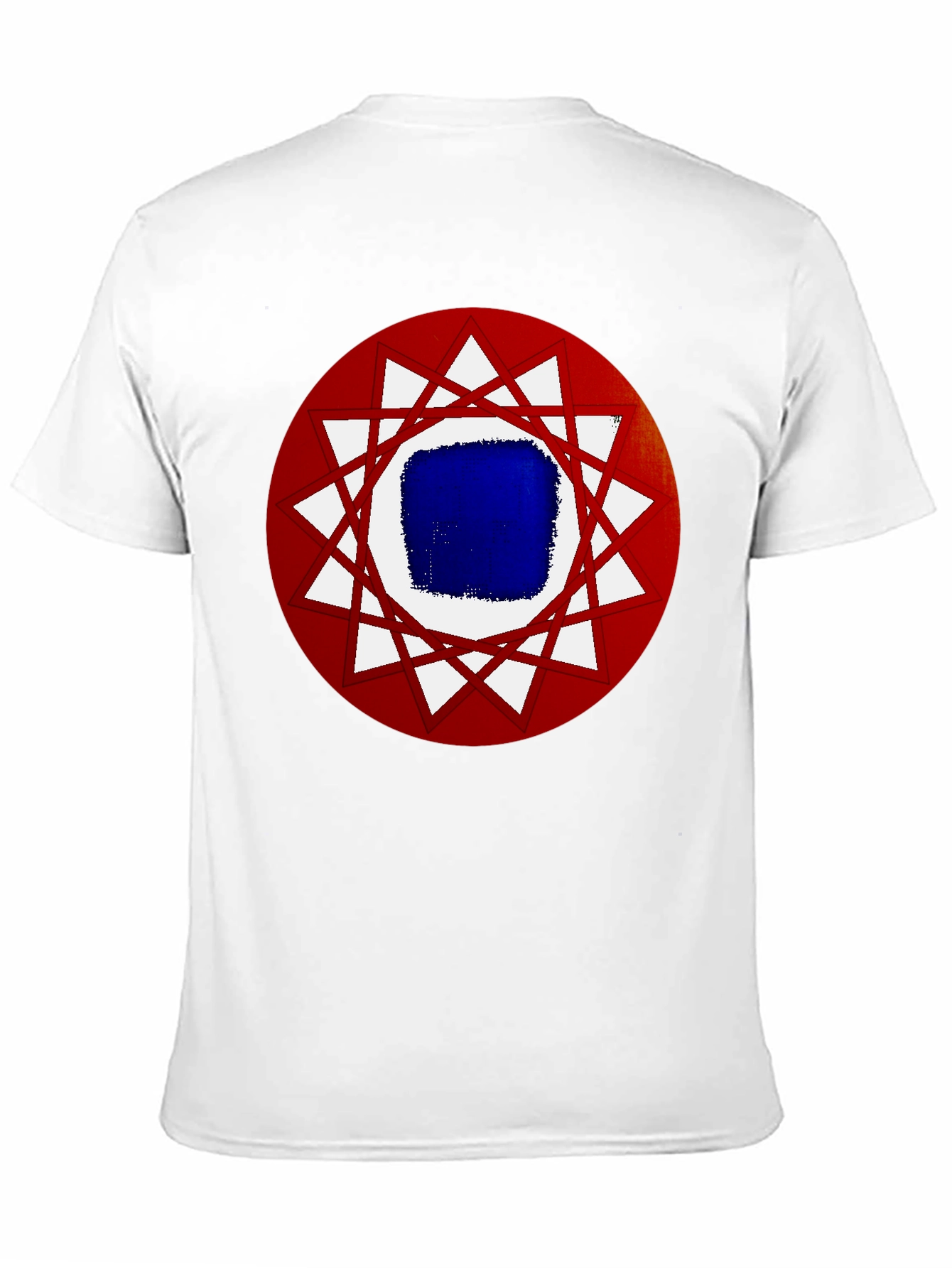 Geometric Graphic Tee - Black