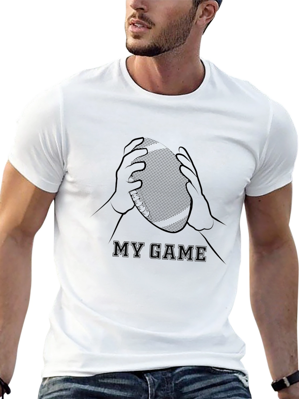 My Game Graphic Print T-Shirt - Casual Style