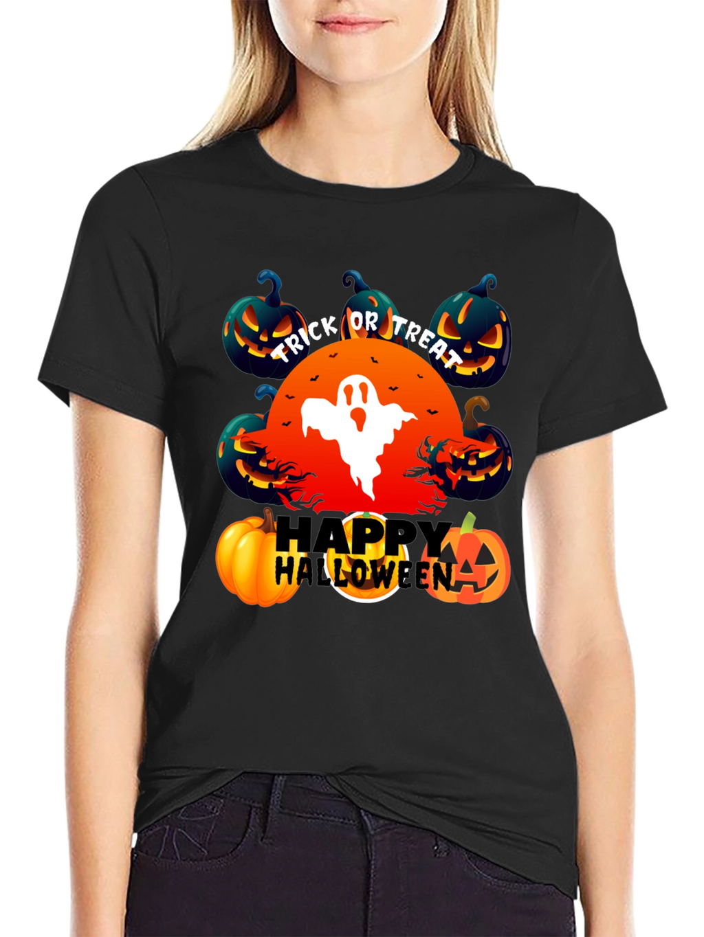 Halloween Graphic Tee - Trick or Treat