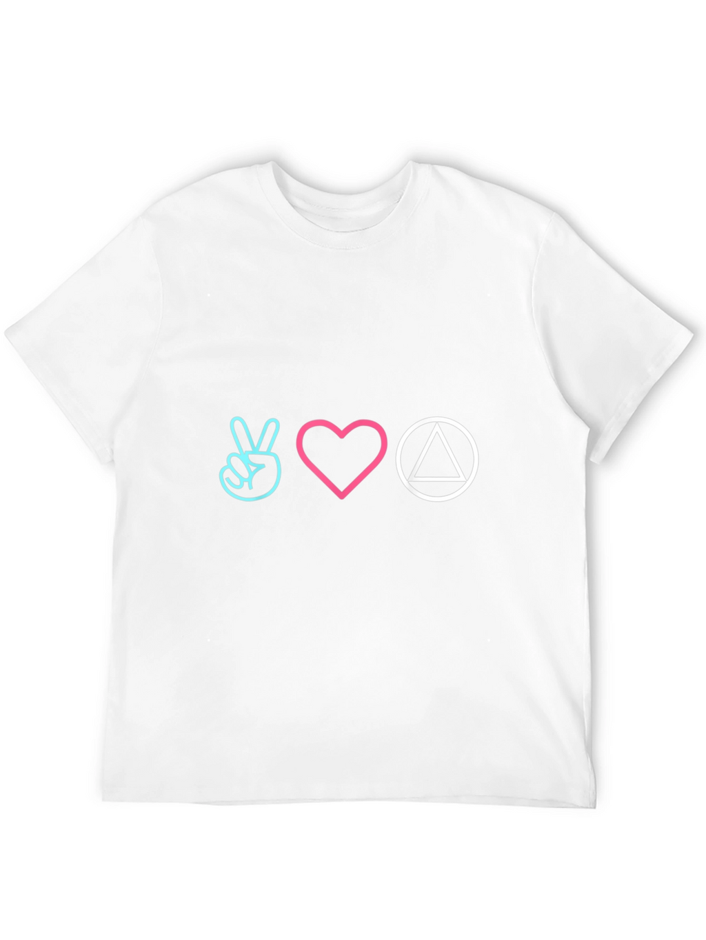 Peace Love Sobriety T-Shirt