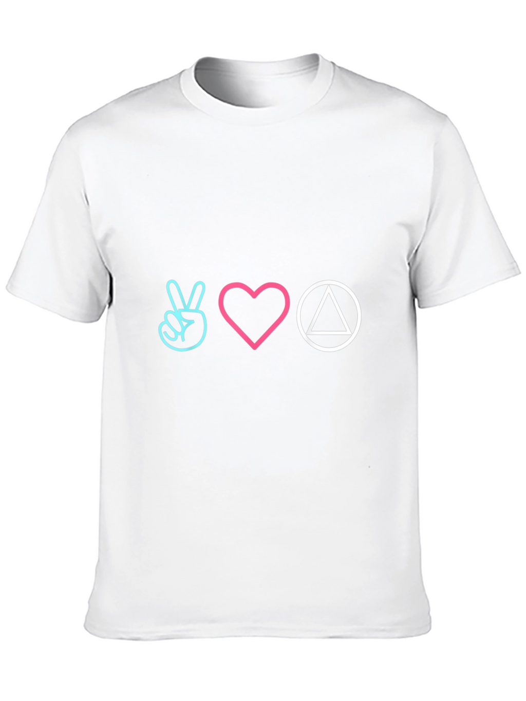 Peace Love Sobriety T-Shirt