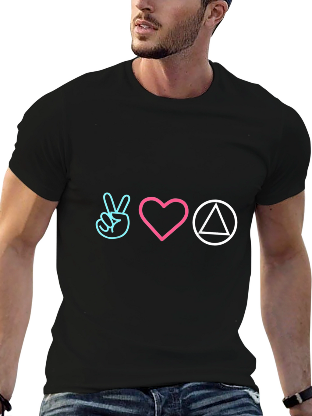 Peace Love Sobriety T-Shirt