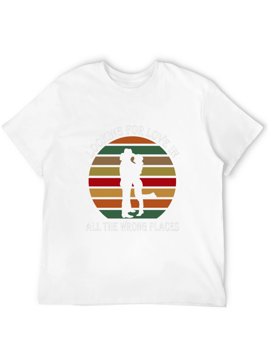 Looking For Love T-Shirt - Country Sunset Design