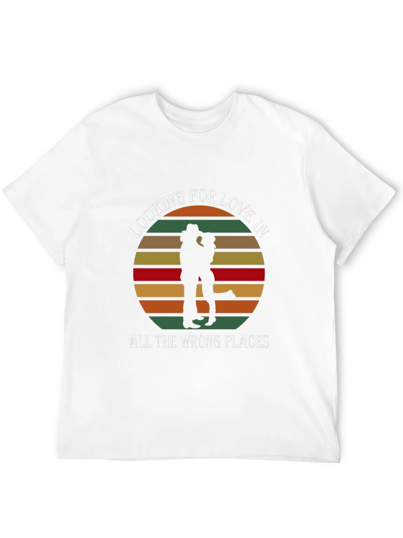 Looking For Love T-Shirt - Country Sunset Design