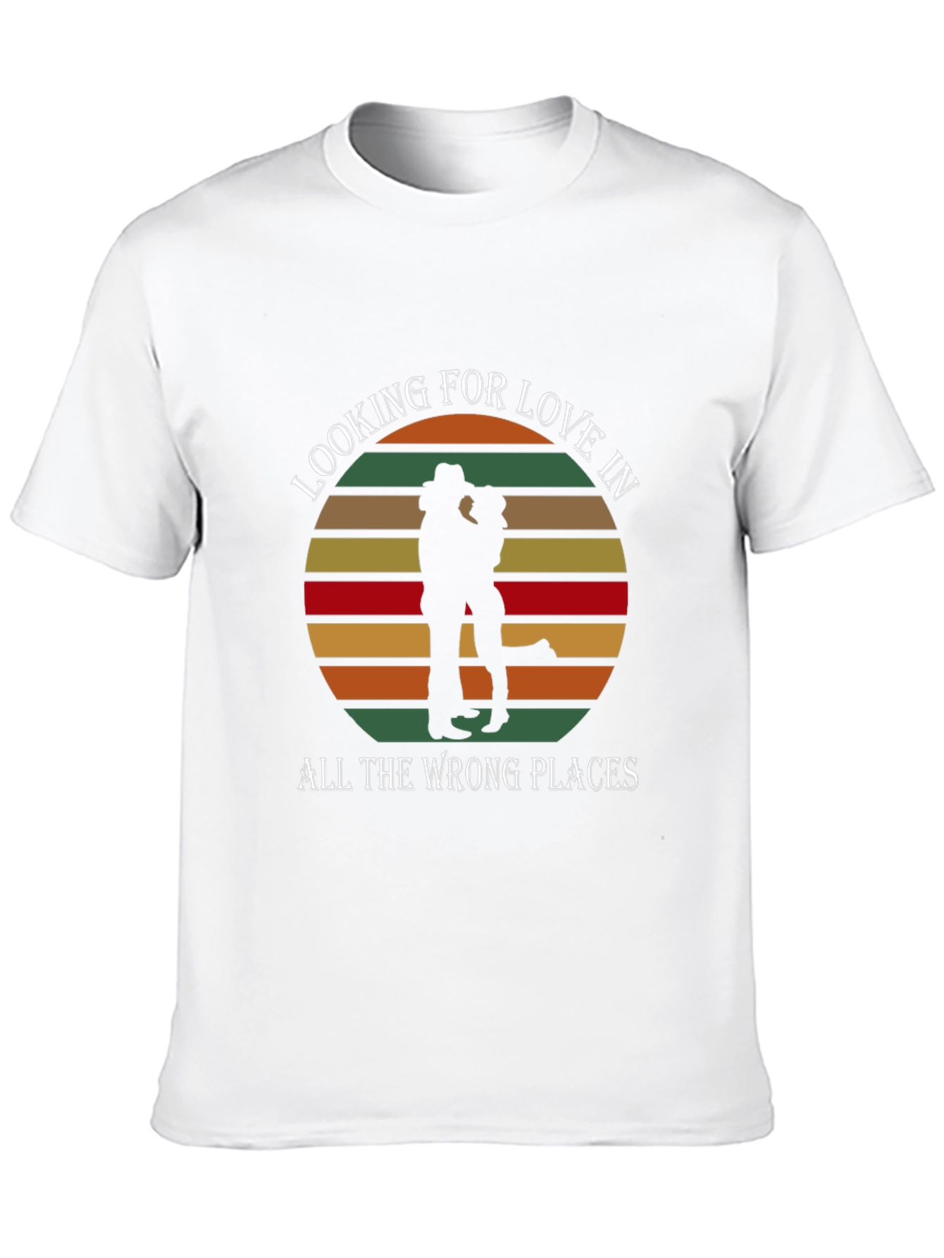 Looking For Love T-Shirt - Country Sunset Design