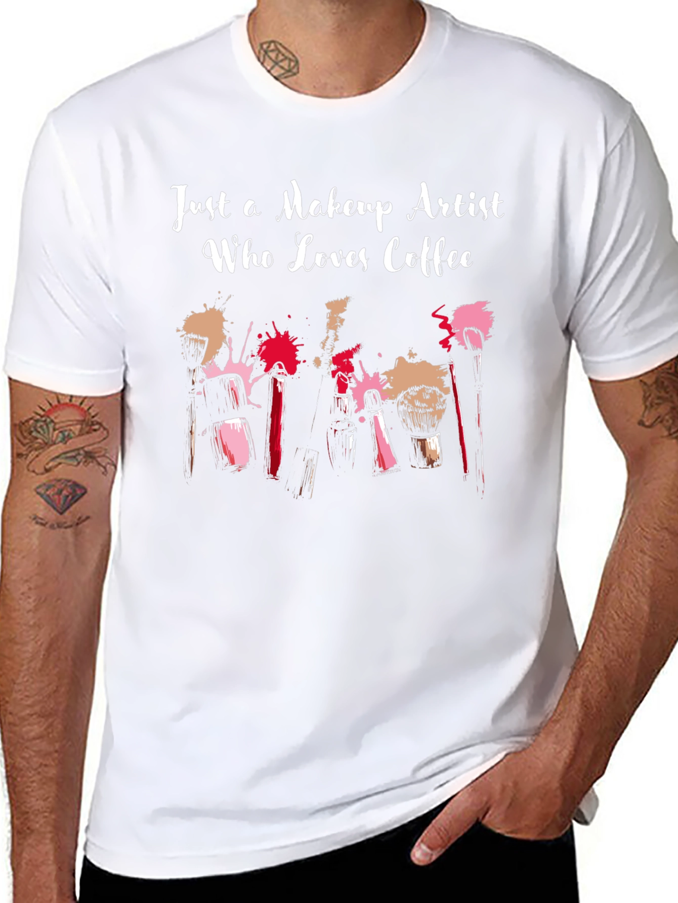 Makeup Artist Coffee Lover T-Shirt