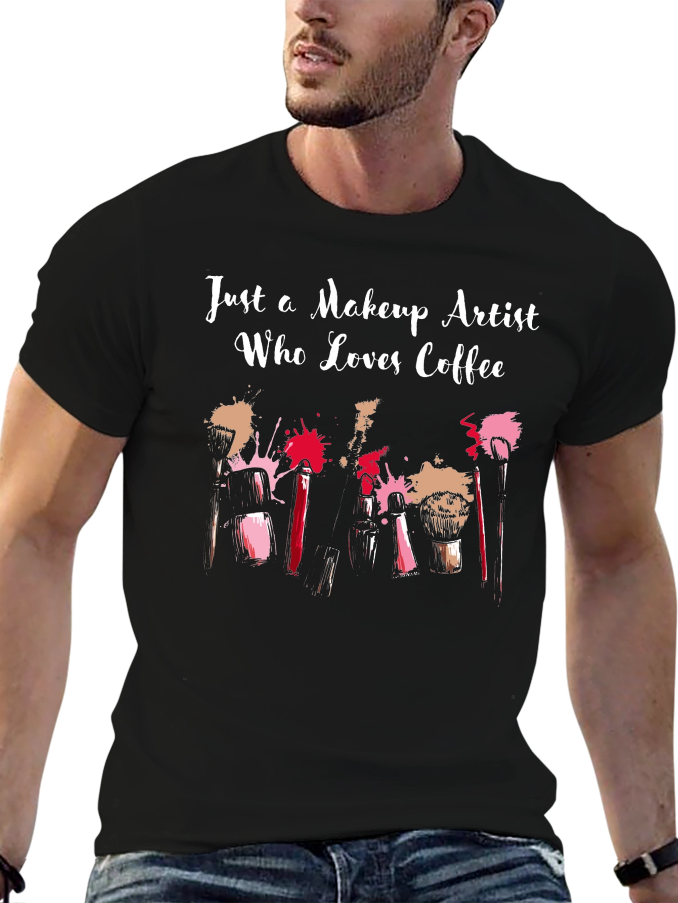 Makeup Artist Coffee Lover T-Shirt