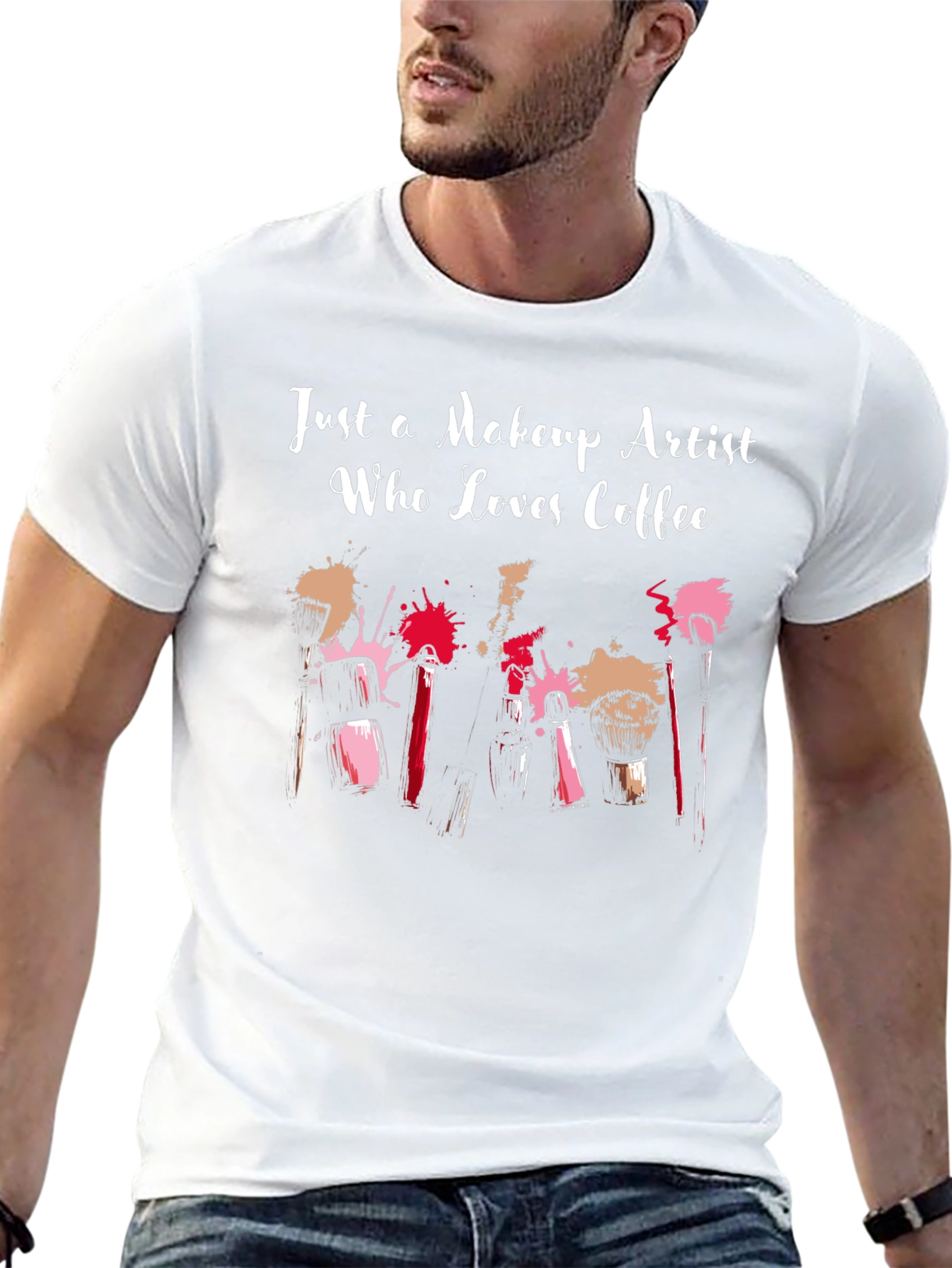 Makeup Artist Coffee Lover T-Shirt