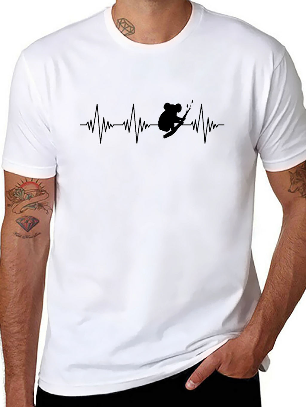 Koala Heartbeat T-Shirt - Soft Cotton Blend