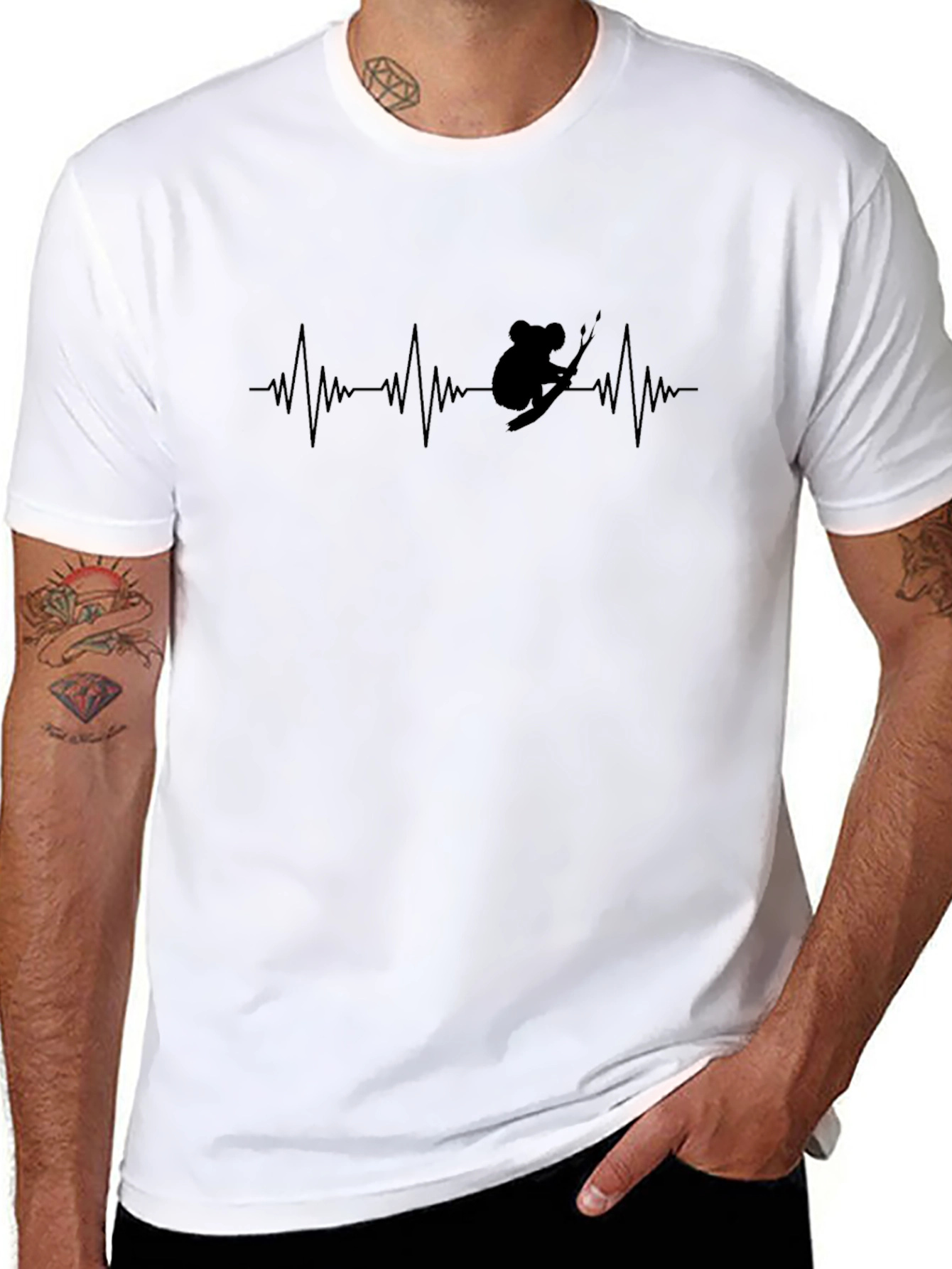 Koala Heartbeat T-Shirt - Soft Cotton Blend