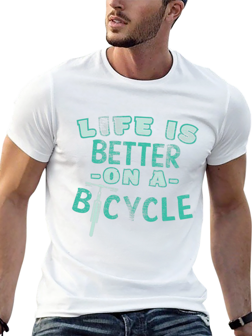 Life Is Better on a Bicycle Graphic Tee