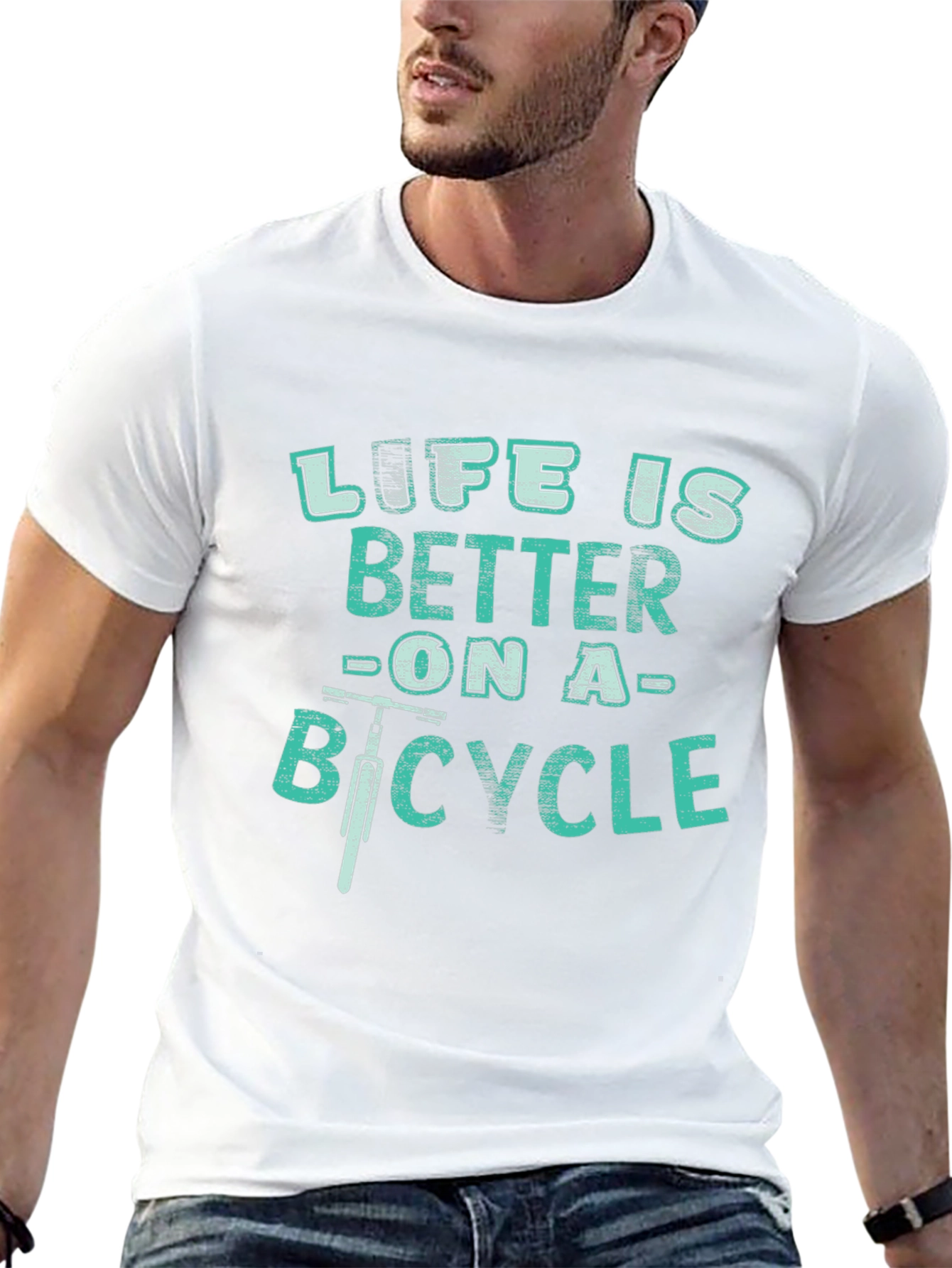 Life Is Better on a Bicycle Graphic Tee