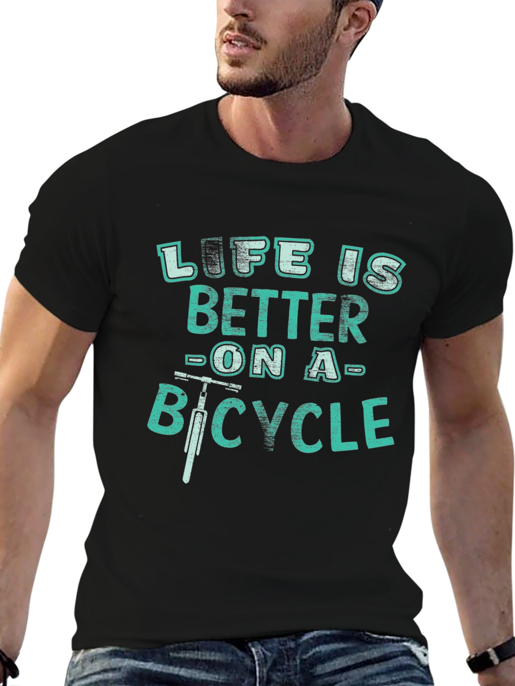 Life Is Better on a Bicycle Graphic Tee