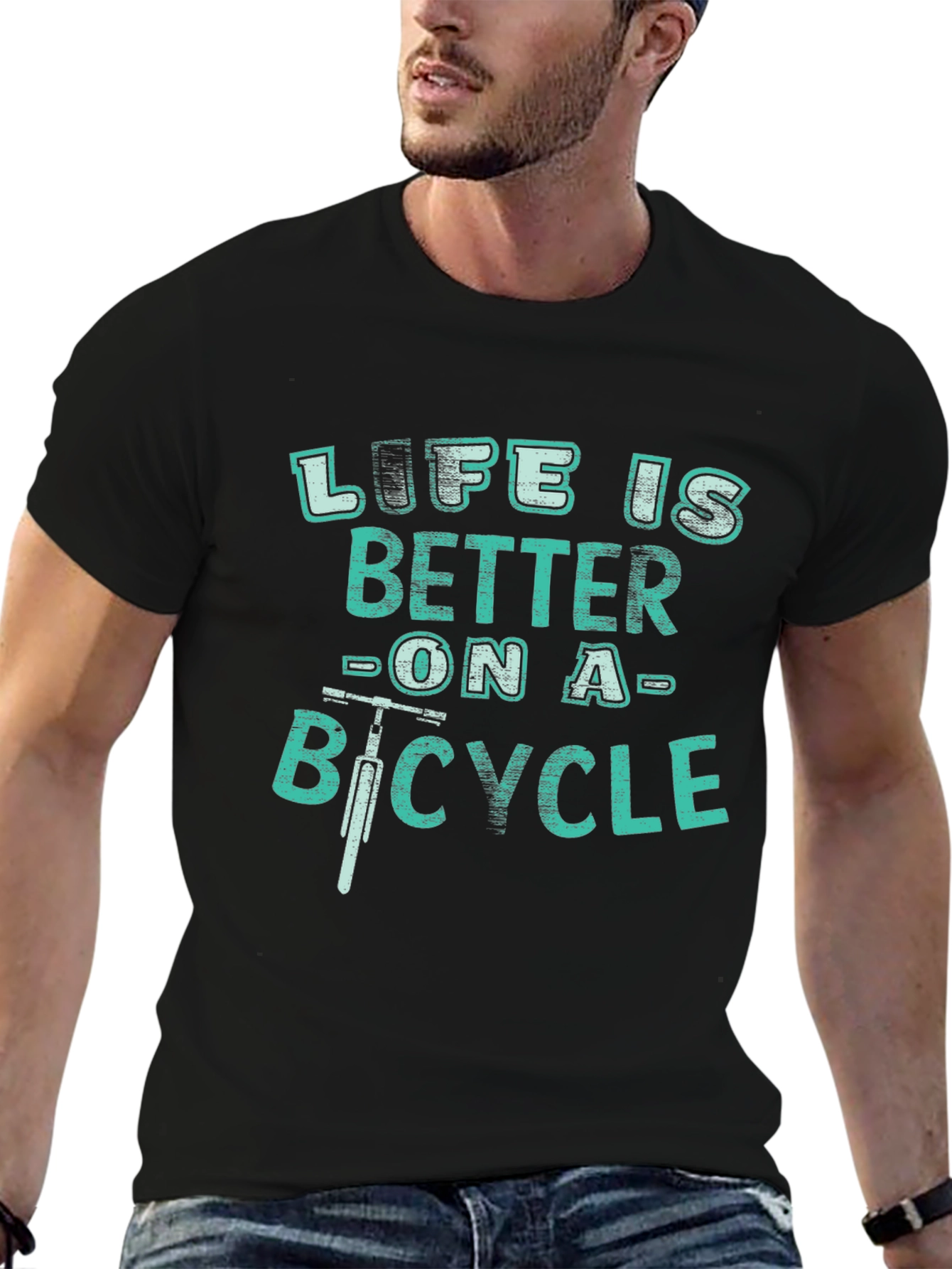 Life Is Better on a Bicycle Graphic Tee