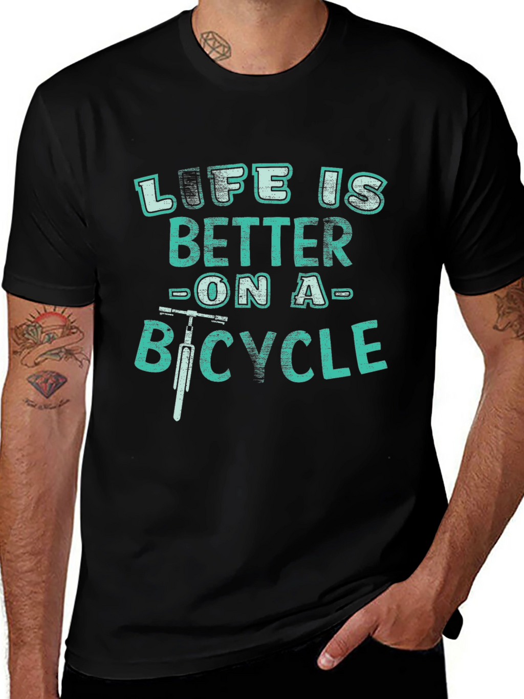 Life Is Better on a Bicycle Graphic Tee