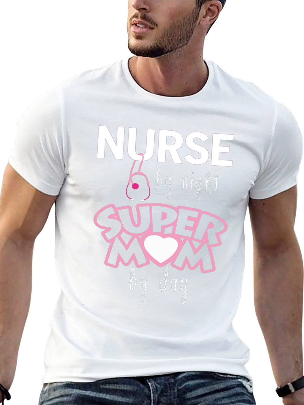 Nurse Super Mom T-Shirt - Night Shift Hero