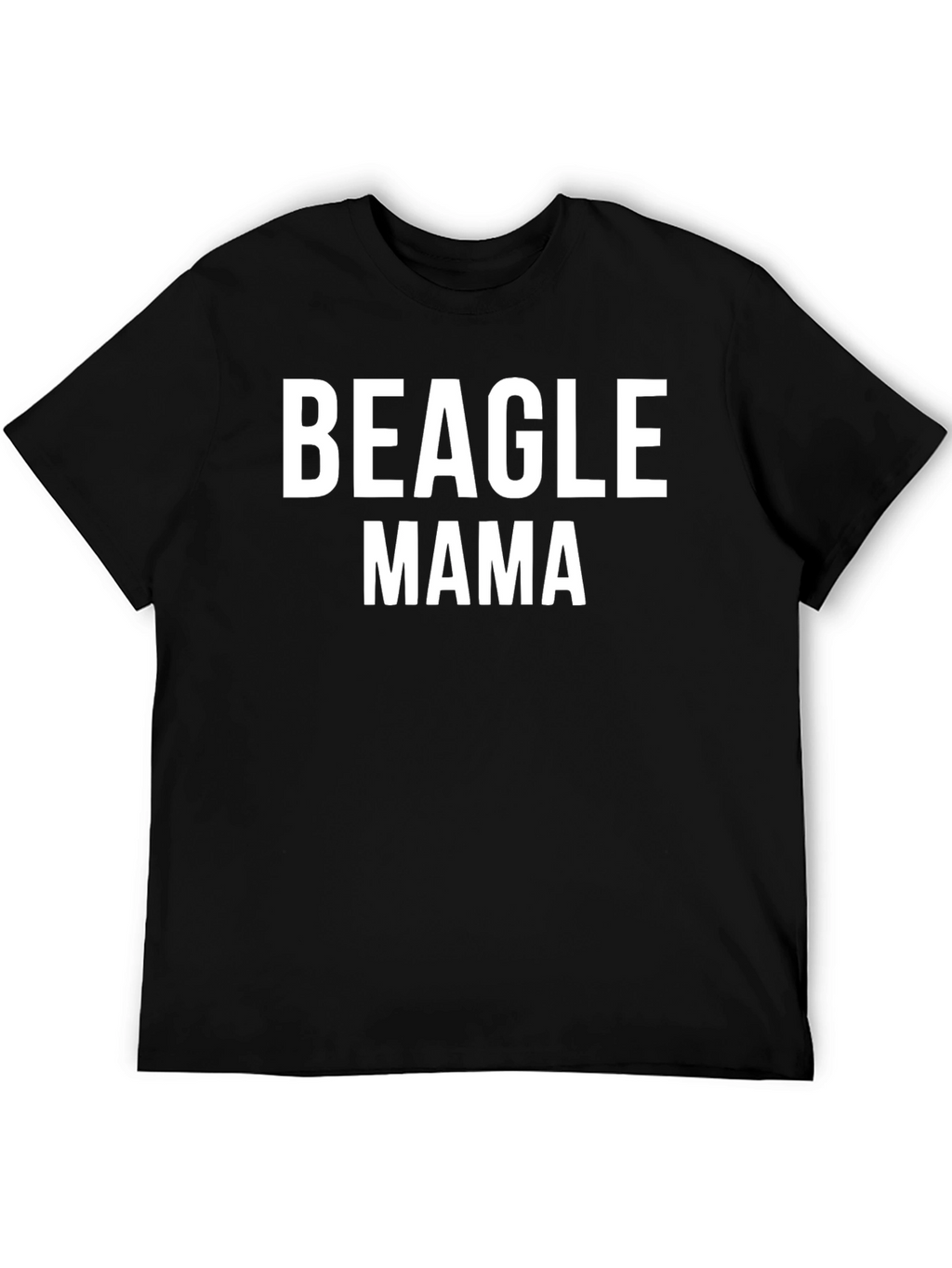 Beagle Mama Graphic Tee - Black Unisex T-Shirt
