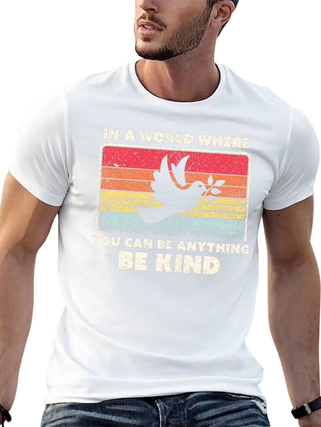 Be Kind Graphic Tee - Dove Peace T-Shirt