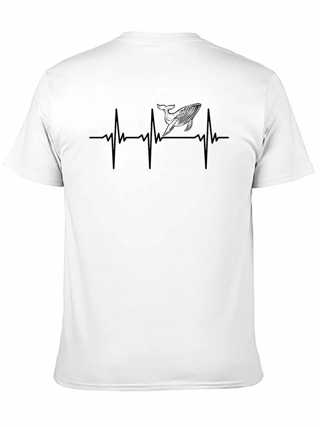 Whale Heartbeat T-Shirt - Marine Life Love