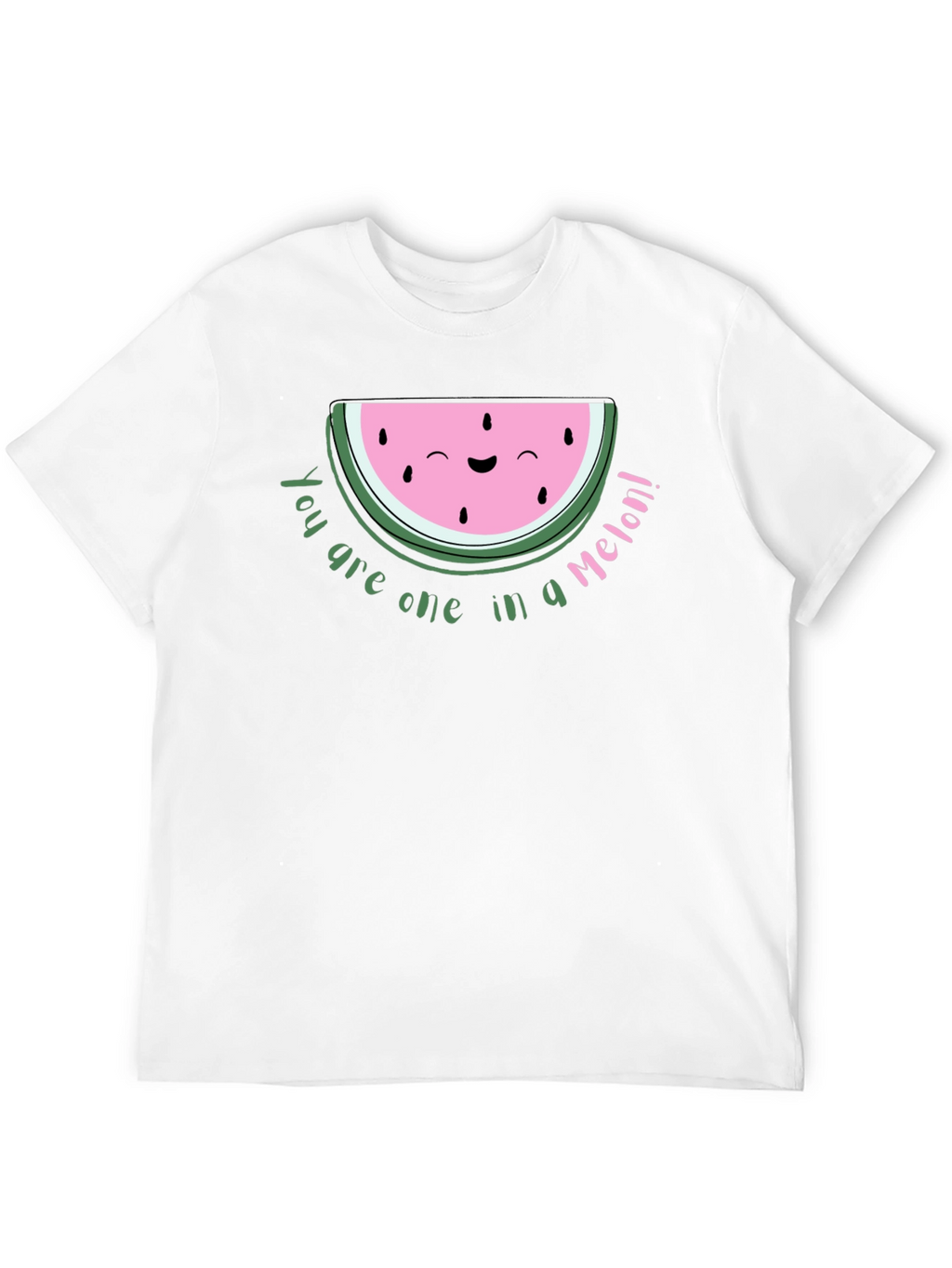 Cute Watermelon Pun Black T-Shirt