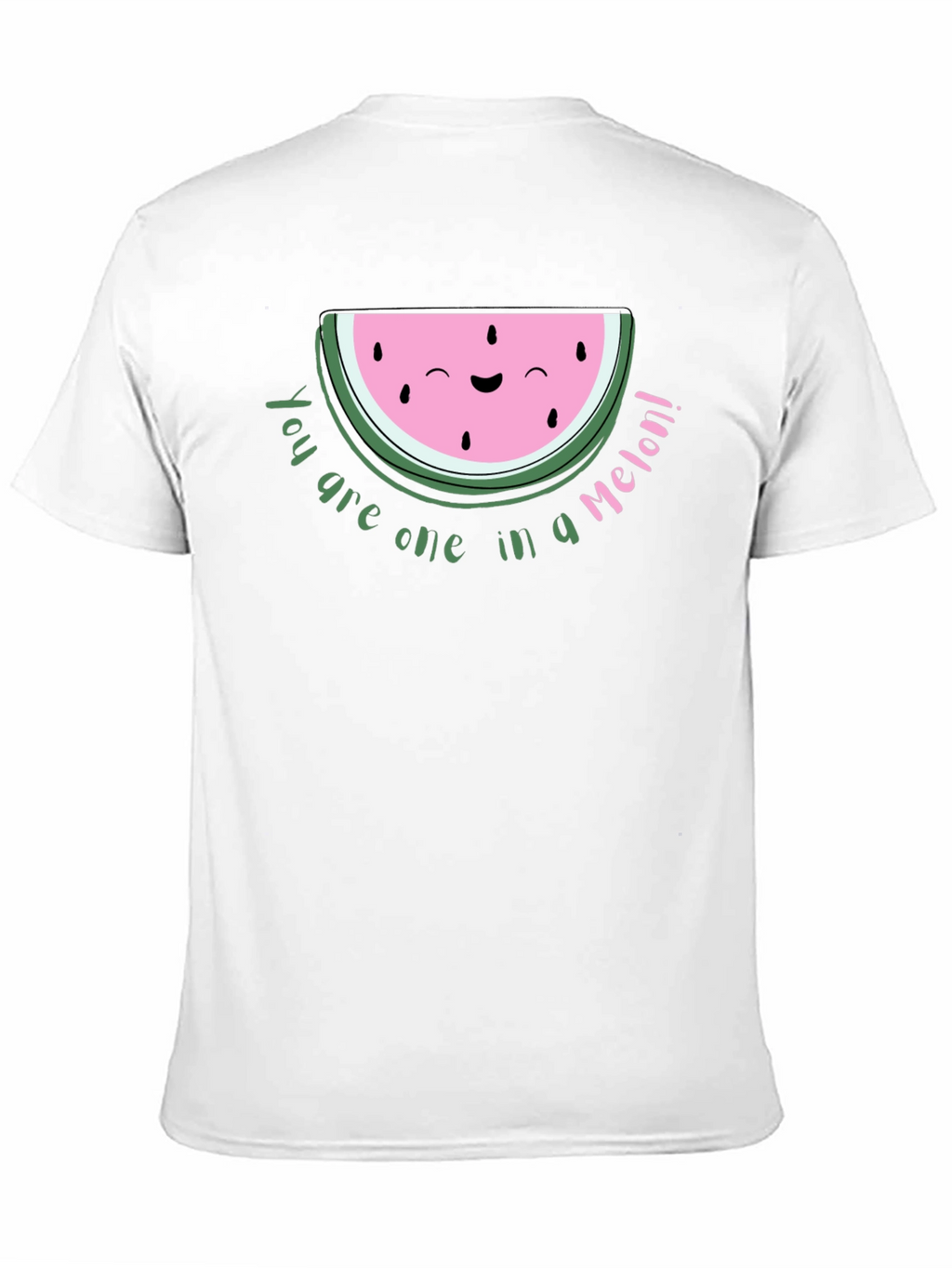 Cute Watermelon Pun Black T-Shirt