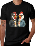 Cool Chicken Duo Graphic T-Shirt
