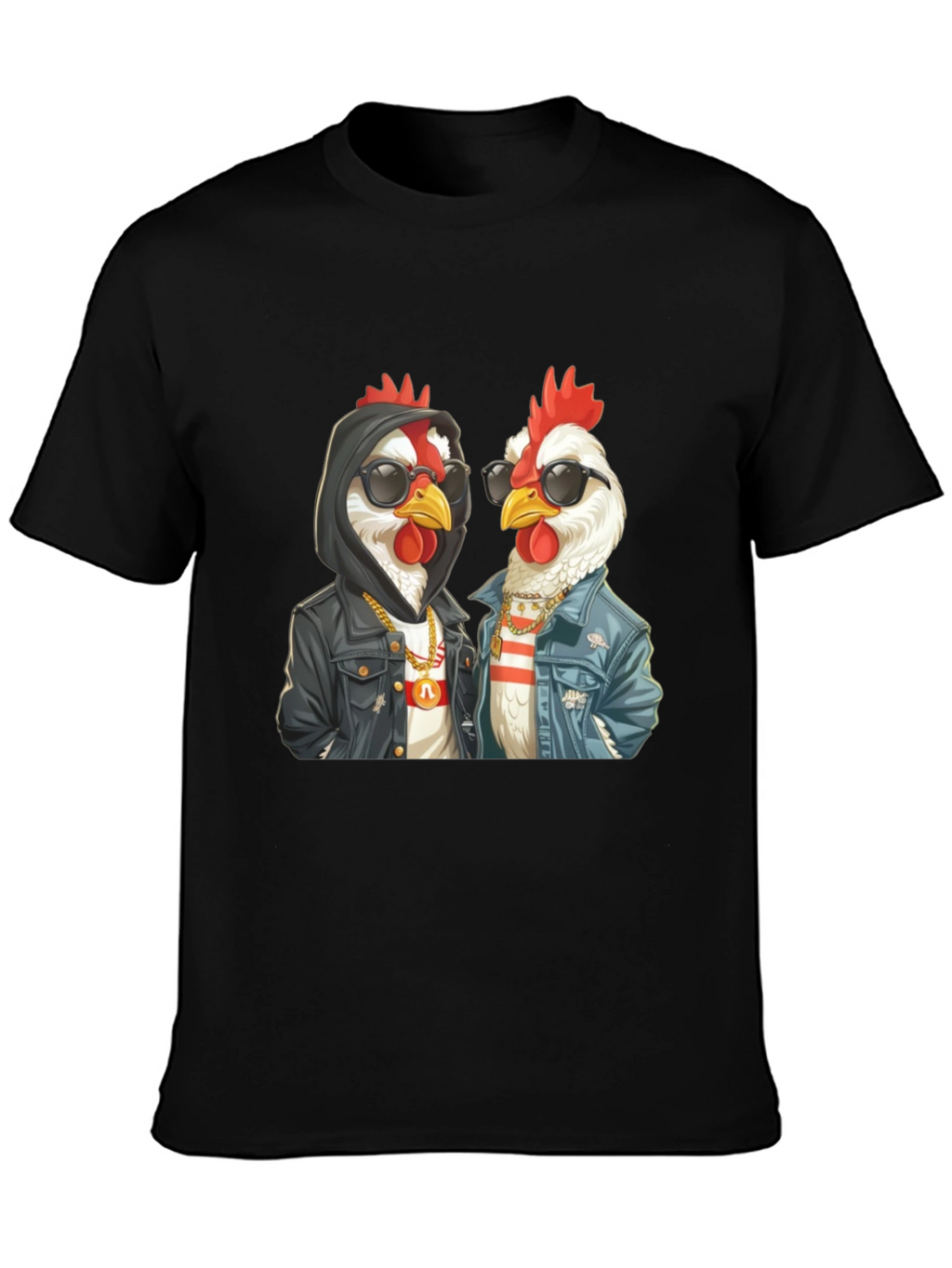 Cool Chicken Duo Graphic T-Shirt