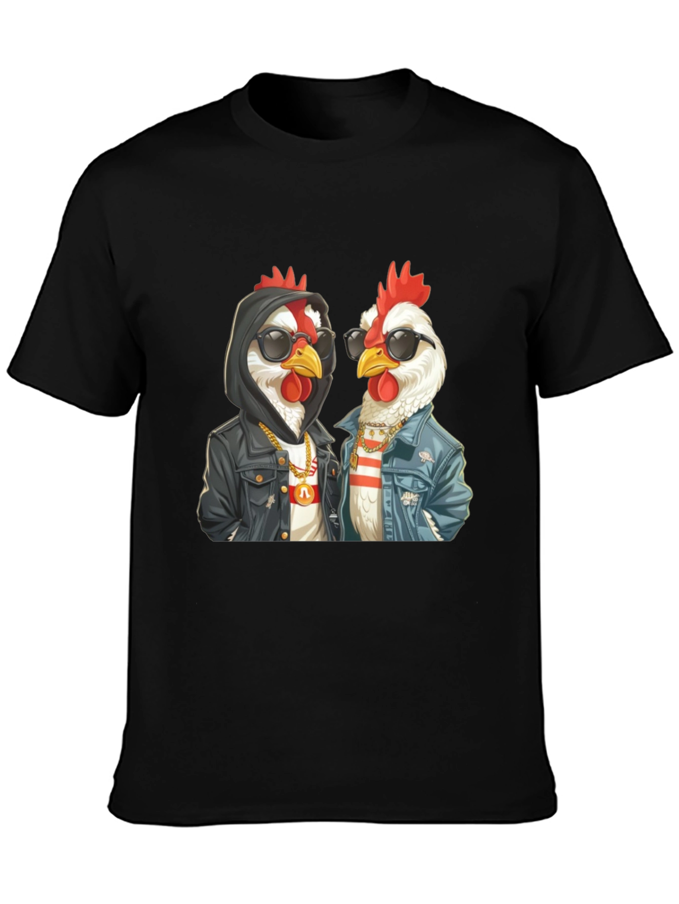 Cool Chicken Duo Graphic T-Shirt