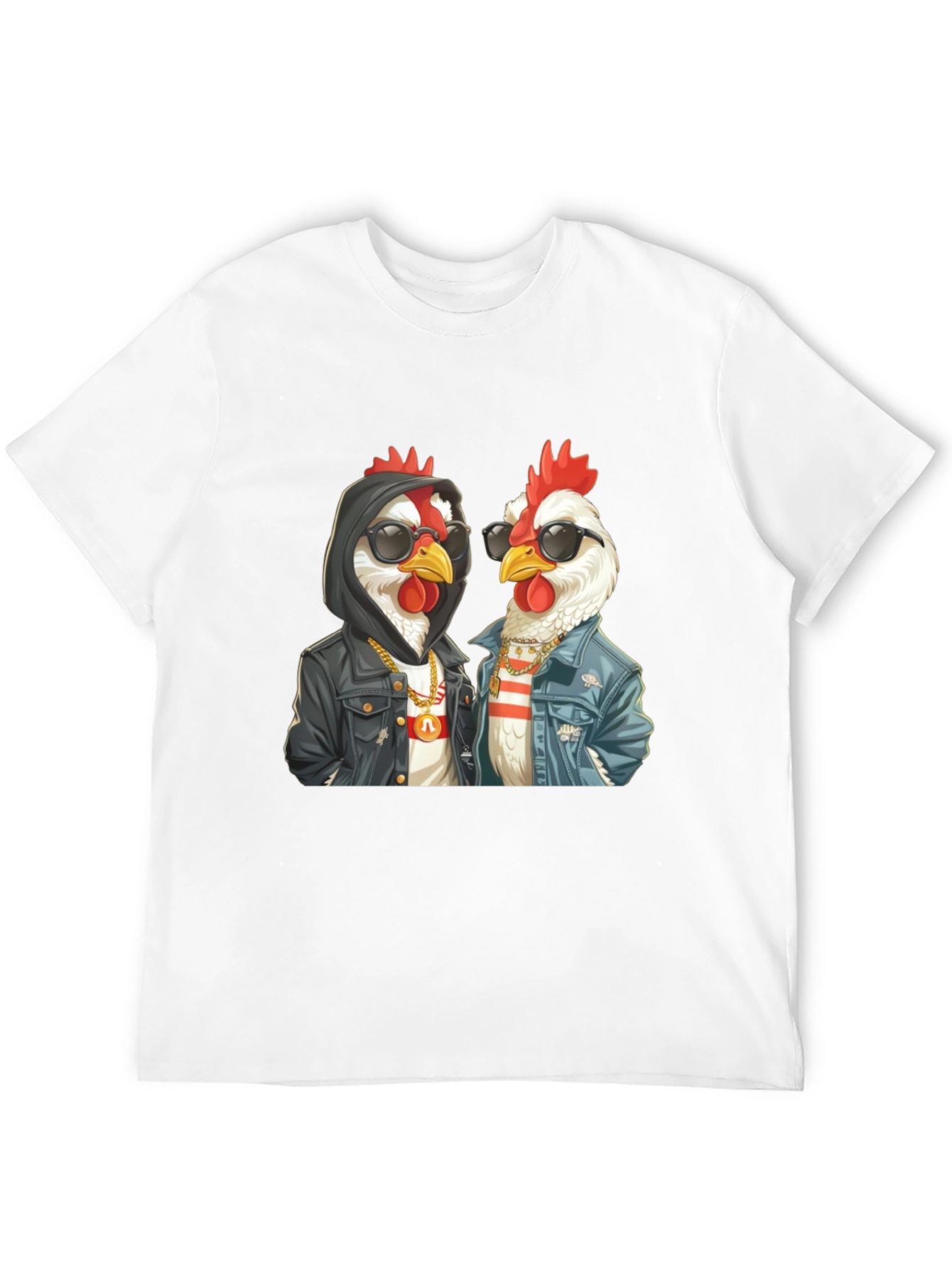 Cool Chicken Duo Graphic T-Shirt