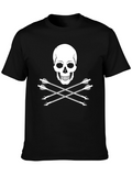 Skull & Arrow T-Shirt - Black Graphic Tee